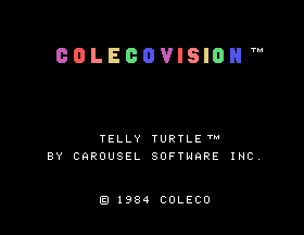 Telly Turtle Title Screen